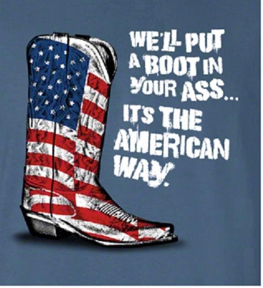Toby keith boot in your ass