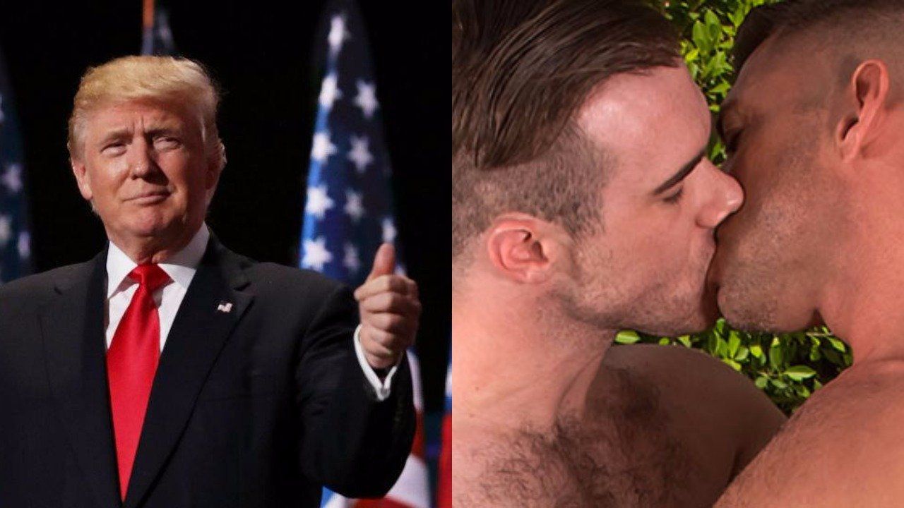 best of Gay porn Trump